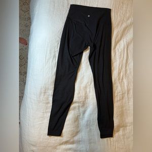 Black lululemon Align leggings size 6